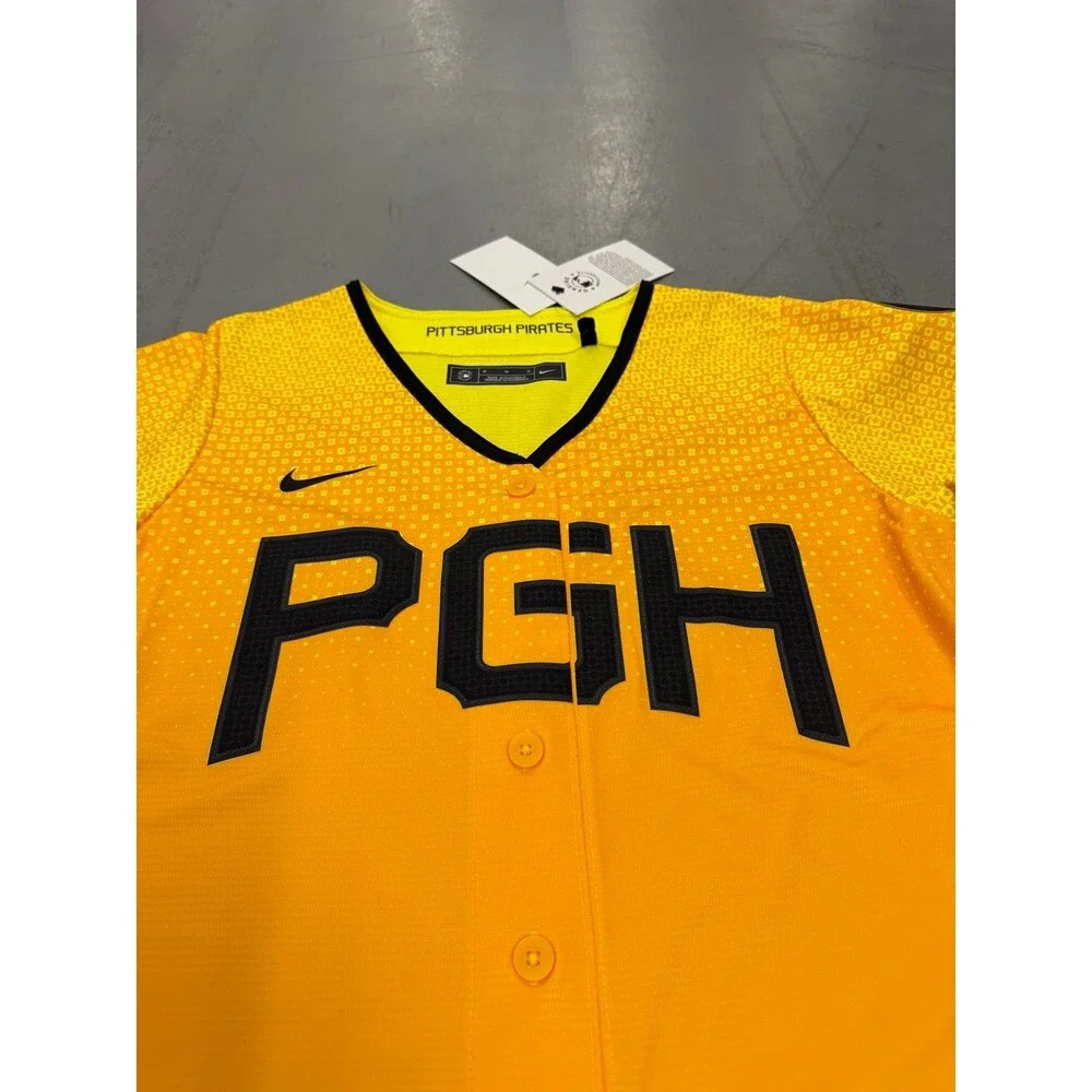 Ke’Bryan Hayes Pittsburgh Pirates City Connect Nike NWT Women’s MLB Jersey
